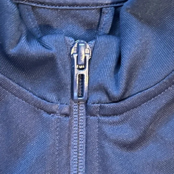 NWT-Adidas AEROREADY Youth Track Jacket Navy Blue Full Zip 13-14 / 164 - Picture 5 of 11